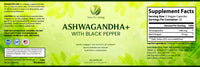 ashwagandha plus black pepper full label