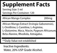 Whats inside Naturall Livings African Mango drops
